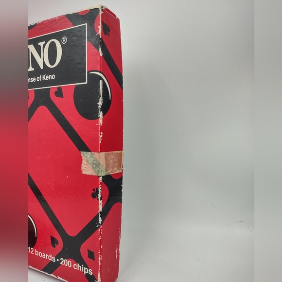 Vintage Set Po-Ke-No POKENO Poker-Keno Board Card Game 12 Board Set Chips - Picture 7 of 14